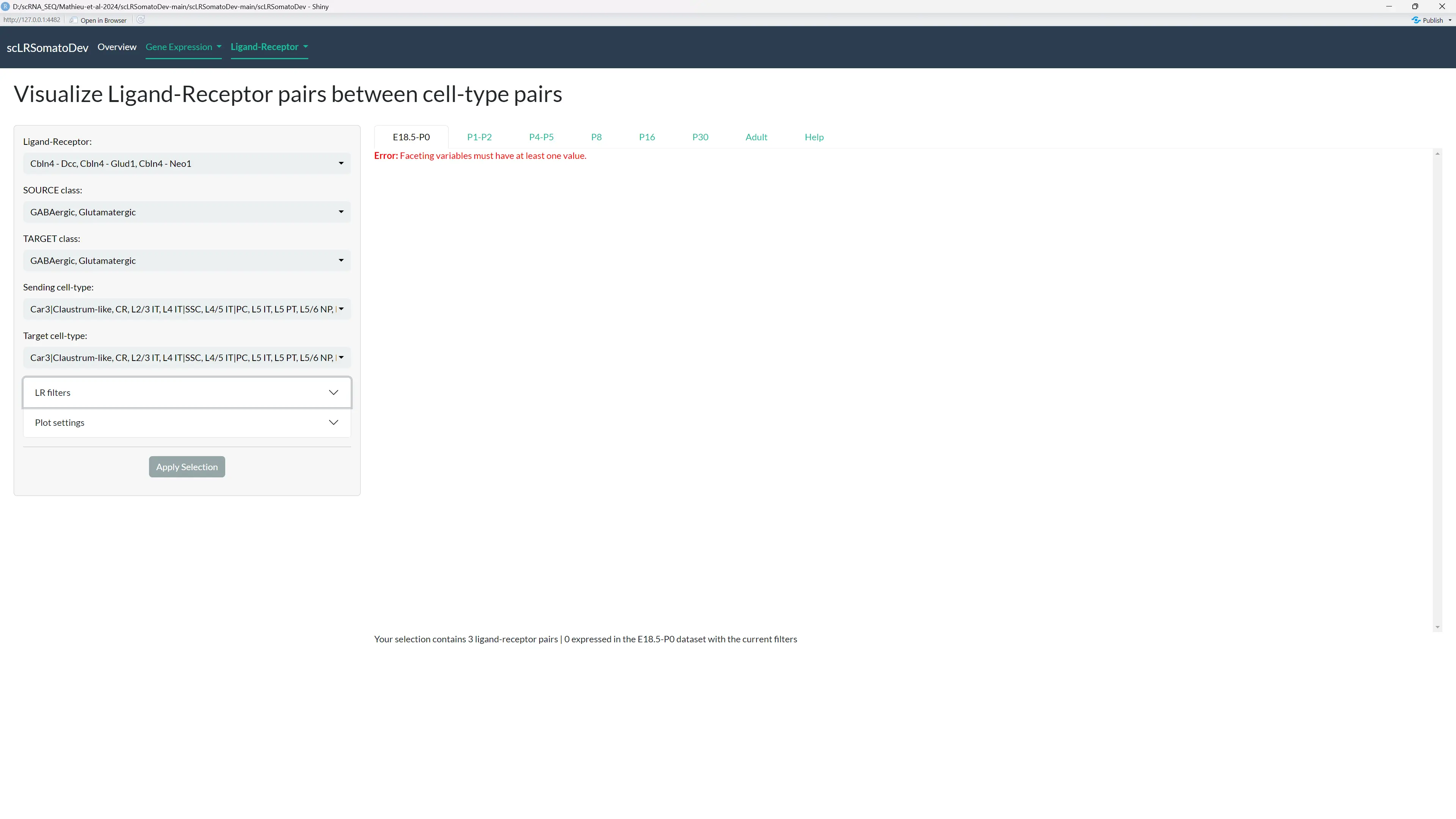 Intercellular/Intracellular signaling Error