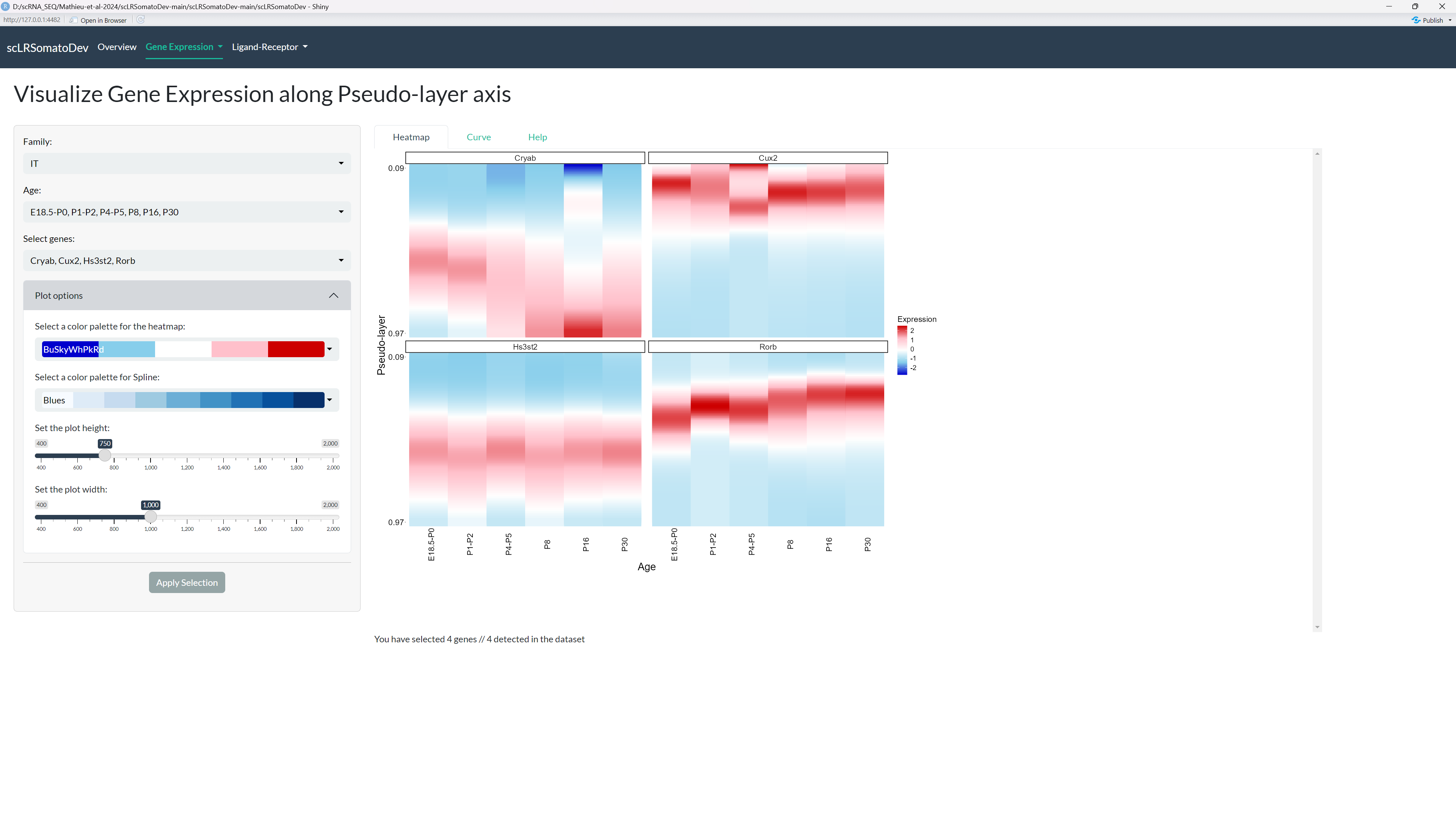 Pseudo-layer Heatmap